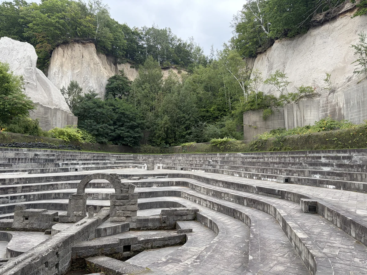Ishiyama Ryokuchi park (Minami-ku, Sapporo), a former Sapporo soft stone quarry